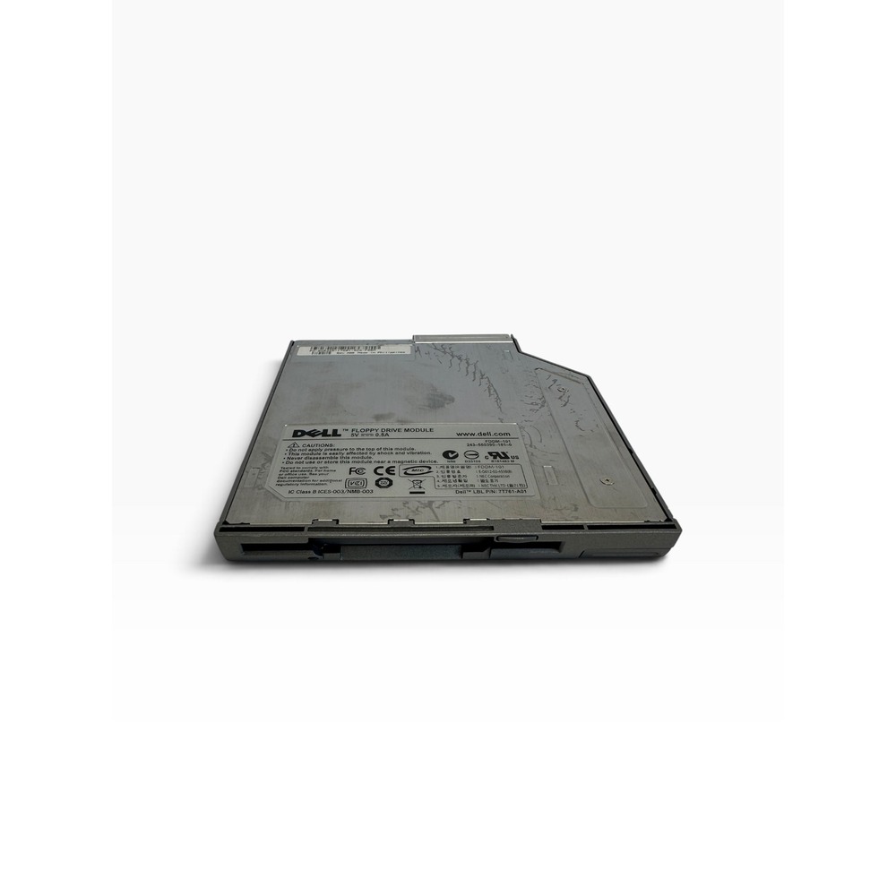 Dell Floppy Drive Module FDDM-101 Laptop 3.5 Inch Gray Internal Diskette